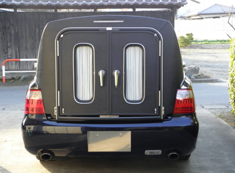 トヨタ ゼロクラウン 延長無し 観音扉仕様 リヤビュー（楕円窓）