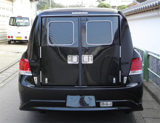 クラウンセダン OH35㎝延長 低床ボディ 塗装仕上げ リヤビュー