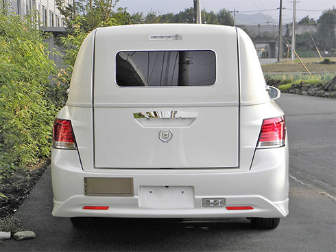 オーバーハング350mm延長（低床ボディー） リヤビュー